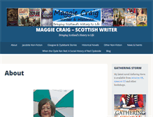 Tablet Screenshot of maggiecraig.co.uk